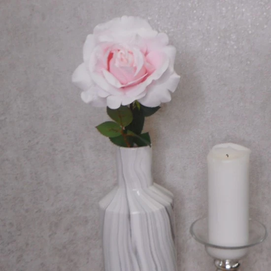 Anastasia Artificial Rose Pale Pink 64cm - R935 O4