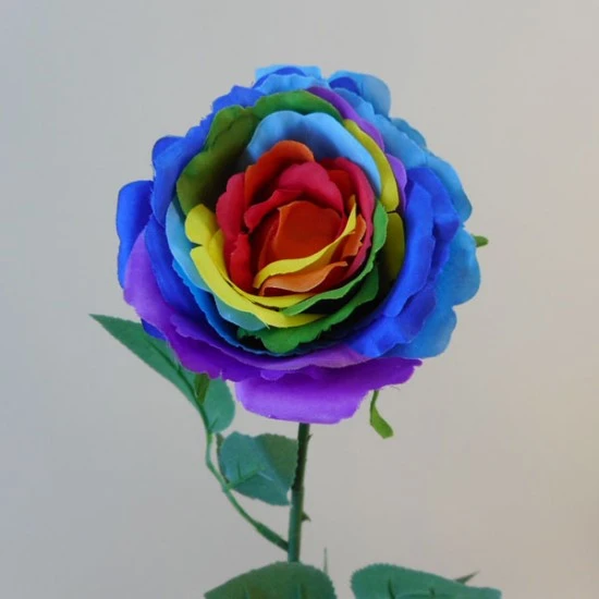 Artificial Rainbow Roses 63cm - R130 Q1