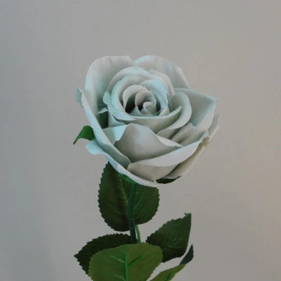 Artificial Rose Buds Duck Egg 43cm - R445 N3