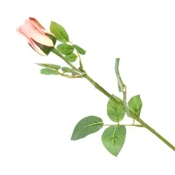 Artificial Rose Buds Mid Pink 71cm - R214 KK3