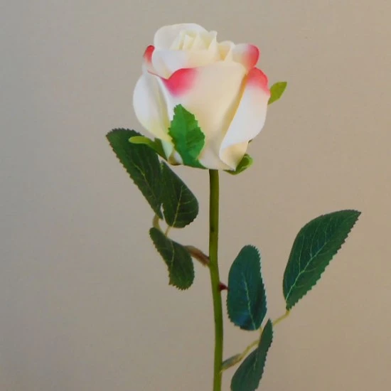Artificial Rose Buds Cream Pink Nostalgia 53cm - R227 L3