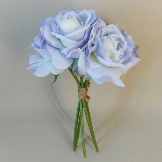 Artificial Roses Bunch Hyacinth Blue 27cm - R367 T3