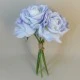 Artificial Roses Bunch Hyacinth Blue 27cm - R367 T3