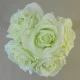 Artificial Roses Bunch Pale Green 27cm - R385 N2