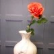 Artificial Roses Dark Coral 74cm - R021 N3