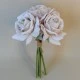 Artificial Roses Posy Earl Grey 26cm - R055 M1