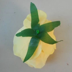 Artificial Roses Yellow Heads Only 9cm - R880 