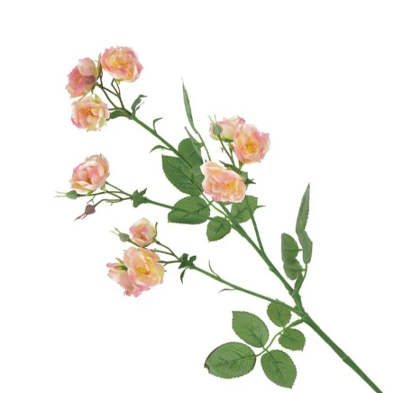 Wild Rose Spray Pale Pink 74cm - R105 M4