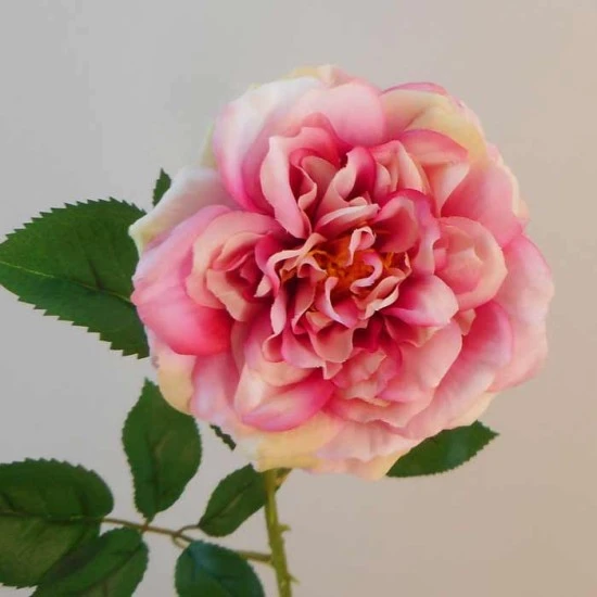 Calypso Artificial Ruffled Rose Pink 70cm - R537 R1