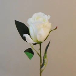 Charlotte Artificial Rose Buds Ivory 53cm - R095 