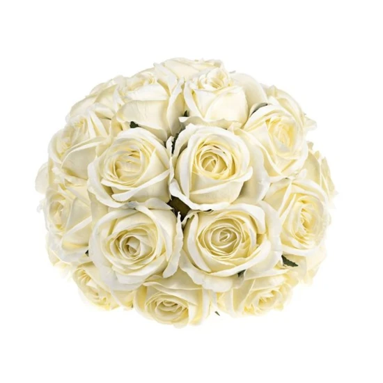 Rose Centerpiece Cream 28cm - R079 AA3