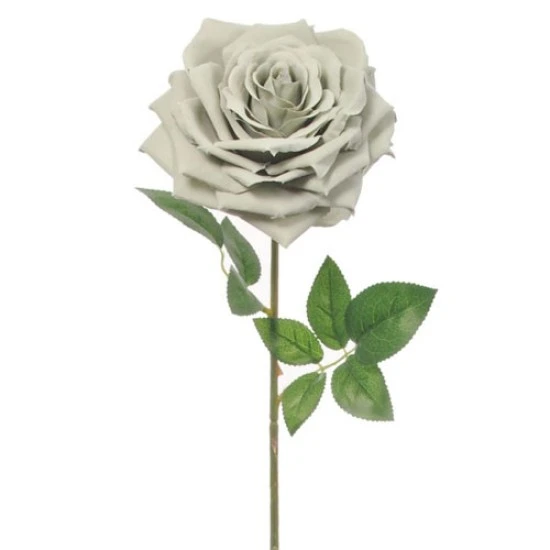 Artificial Roses Large Grey 76cm - R004 R1