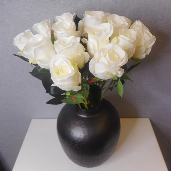 Harrow Artificial Rose Buds Ivory 52cm - R001 P3