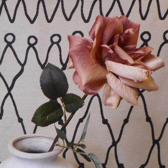 Harvest Moon Artificial Roses Mink 62cm - R184 Q3