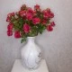 Long Stem Artificial Spray Roses Dark Pink 67cm - R782 BX21
