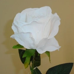 Richmond Artificial Rose Bud Large White 68cm - R348 M2