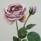 Artificial Vintage Roses Purple 48cm - R074 O4