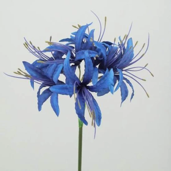 Silk Nerine Lily Blue 70cm - N003 S2