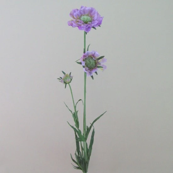 Silk Scabious Flowers Lilac 64cm | Artificial Scabiosa - S059 U4