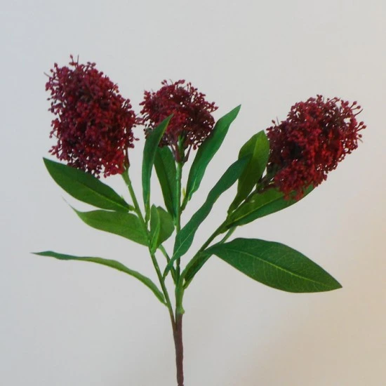 Artificial Skimmia Japonica Rubella Red 60cm - S029 