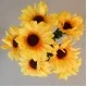 Fleur Artificial Sunflowers Bouquet 30cm - S055 KK4