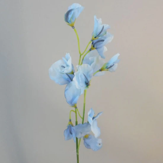 Sweet Peas Stem Blue 49cm - S023 