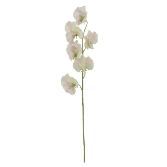 Blush Pink Sweet Peas Stem 42cm - S141
