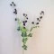 Extra Long Artificial Sweet Peas Stem Aubergine Purple Flowers - S113 F2 Extra Long Artificial Sweet Peas Stem Aubergine Purple Flowers - S113 F2