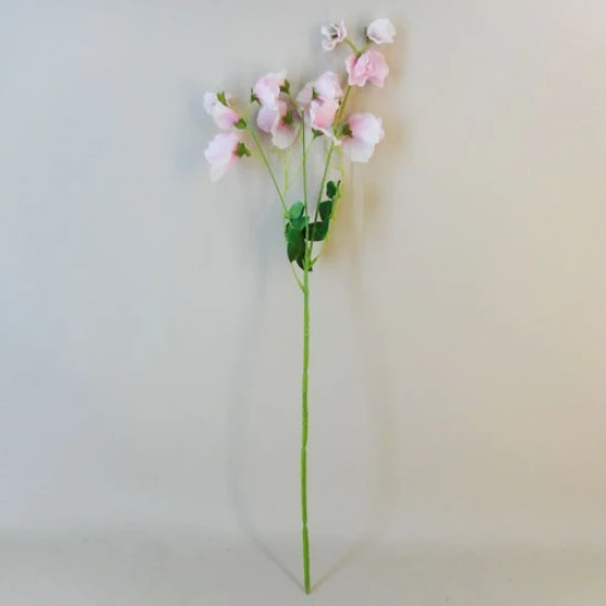 Long Artificial Sweet Peas Stem Pink 68cm - S030 GG3