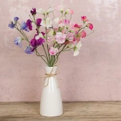 Luxury Artificial Sweet Peas Posy 40cm - S049 BX1