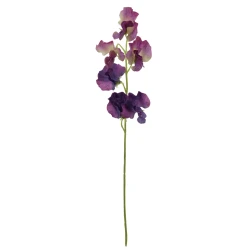Purple Sweet Peas Stem 42cm - S144