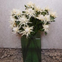 Wild Sea Holly Thistles Cream 67cm - E023 FF2