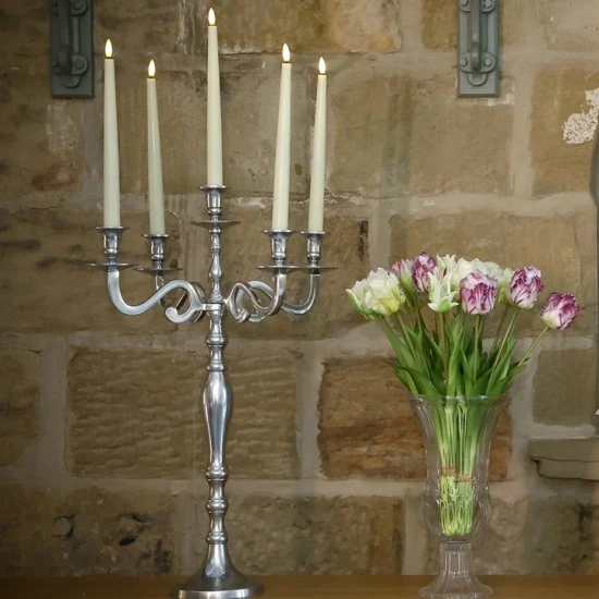 Real Touch Parrot Tulips Bundle White 40cm - T029 