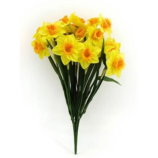 Two Tone Daffodil Bunch 48cm - D002 F1