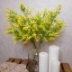 Artificial Veronica Cottage Garden Flowers Yellow 87cm - V022 KK1