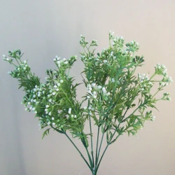 Artificial Wax Flowers Buds White - WAX001 DD1