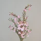 Artificial Wax Flowers Pink 62cm - W011 N4