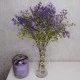 Short Stem Artificial Wax Flower Buds Purple 36cm - W068 FF1