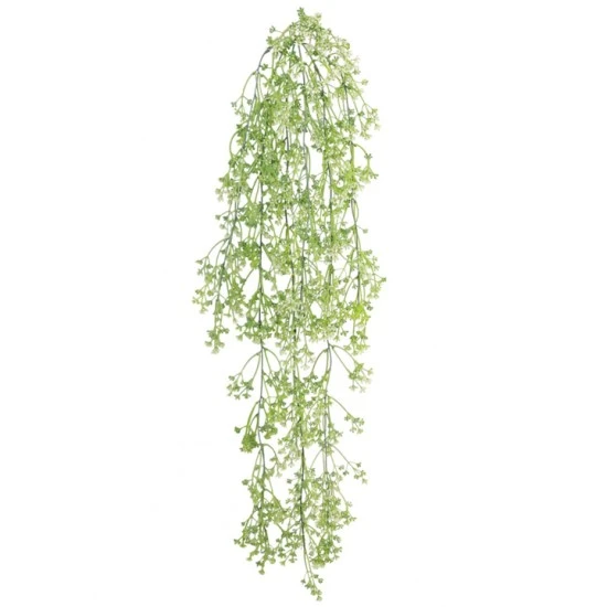 Artificial Trailing Plants White Wax Flower Buds 94cm - W070 BB4