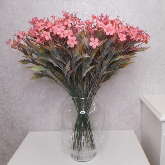 Artificial Campion Flowers Pink 59cm - C060 I3