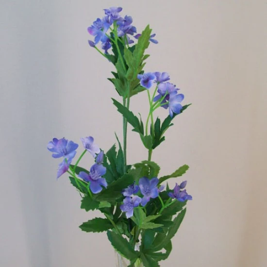 Artificial Wild Flowers Blue 66cm - W027 M4