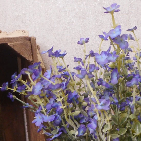 Artificial Wild Flower Plants Blue 62cm - W001 T1