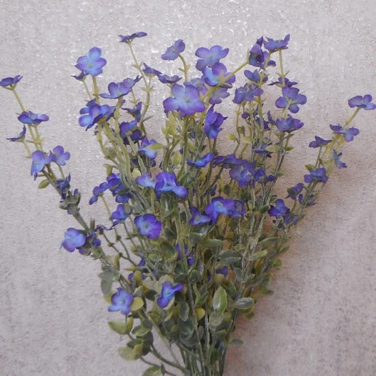 Artificial Wild Flower Plants Blue 62cm - W001 T1