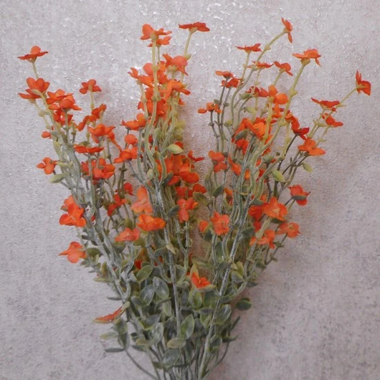 Artificial Wild Flower Plants Orange 62cm - W008 N1