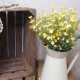 Artificial Wild Flower Plants Yellow 62cm - W009 T1