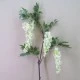 Artificial Wisteria Three White Flowers 94cm - W024A 