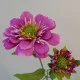 Zinnia and Bud Mauve Pink 43.5cm - Z038 T2