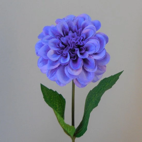 Artificial Zinnias Blue 46cm - Z027 T3
