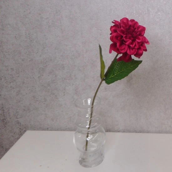 Artificial Zinnias Dark Pink 46cm - Z012 T2