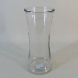 25cm Recycled Glass Hand Tied Flower Vase - GL091 3C